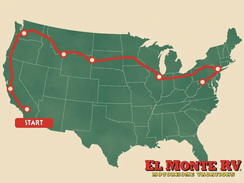 大陸横断（北廻りルート）