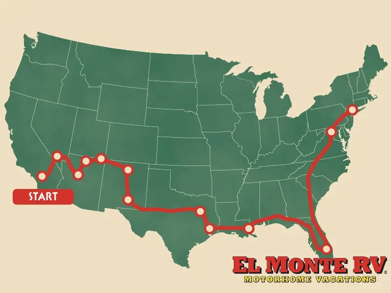 大陸横断（南廻りルート）