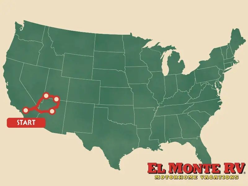 ロサンゼルス発 グランドサークル周遊（弾丸編）