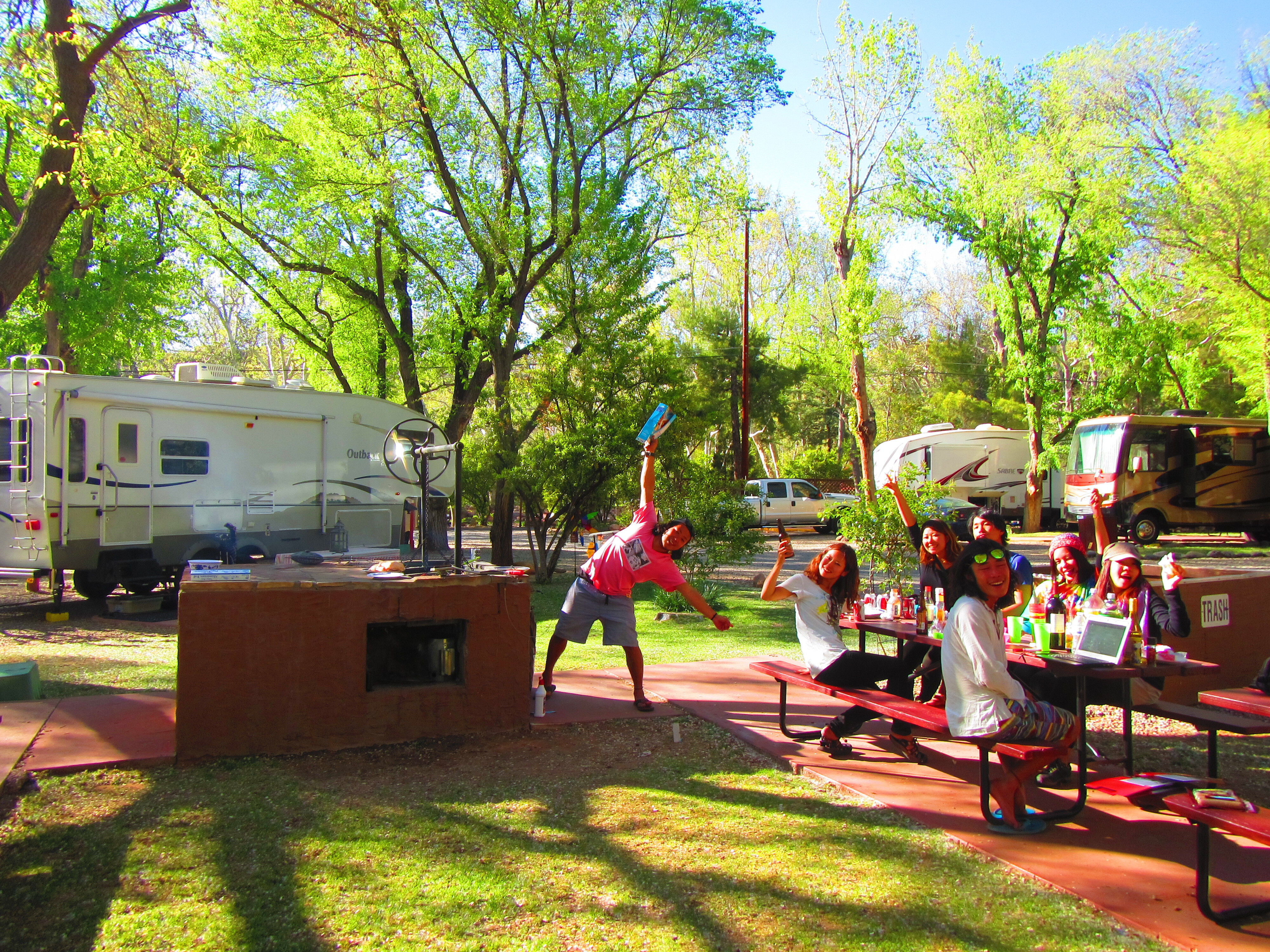 RVパークの滞在施設